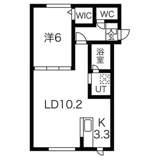ヴィスタリア秀峰【2階】の間取り