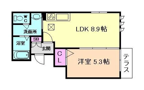 大阪府吹田市垂水町2丁目【マンション】の間取り