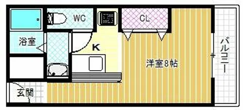 山口ビル【3階】の間取り