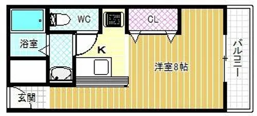 山口ビル【3階】の間取り