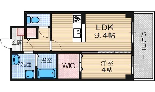 大阪府茨木市春日1丁目【マンション】の間取り