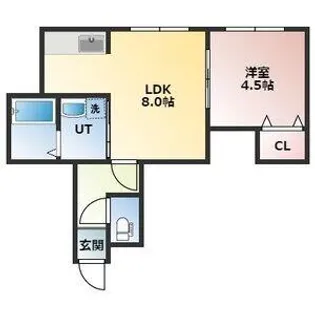 シャイニングスター【2階】の間取り