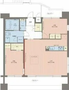 プレジオ東三国【12階】の間取り