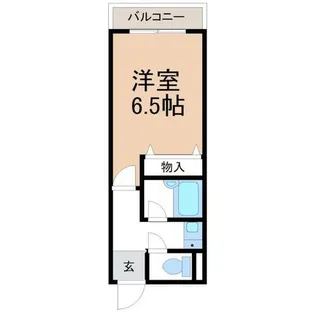マンション桜井【2階】の間取り