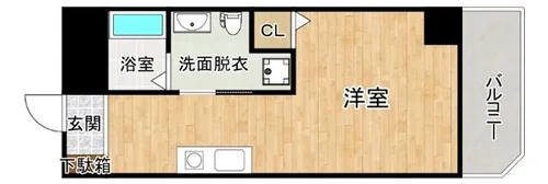 フレアコート新大阪【4階】の間取り