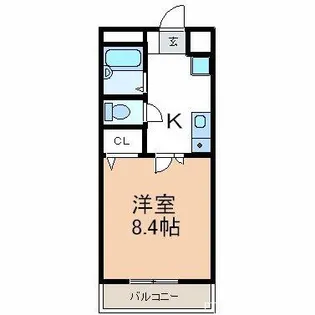 プリミエール日高【3階】の間取り