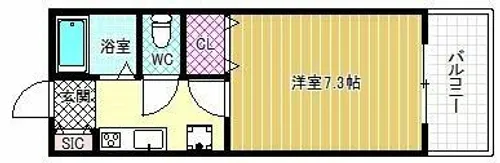 ラ・カサ・フェリス【3階】の間取り