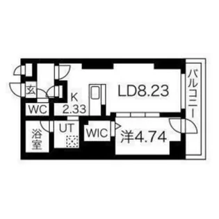 S-RESIDENCE近代美術館前【307号室】の間取り