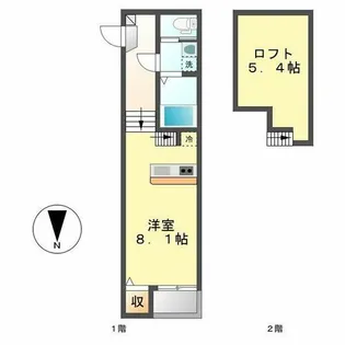 プロセス(Process)【1階】の間取り