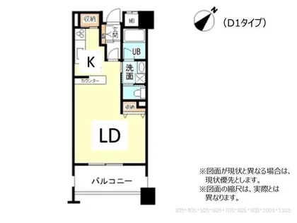 アーバネックス神戸駅前【4階】の間取り