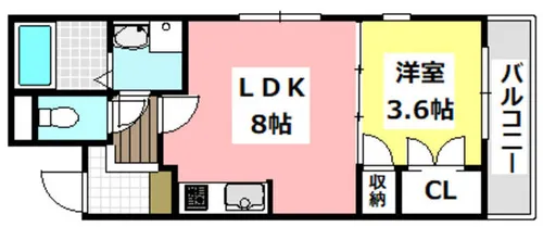 セントラル バレー【2階】の間取り
