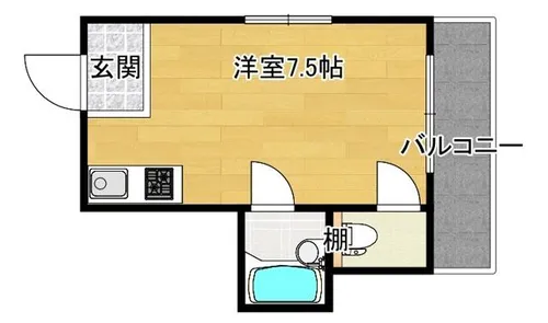 新大阪ハイツ【4階】の間取り