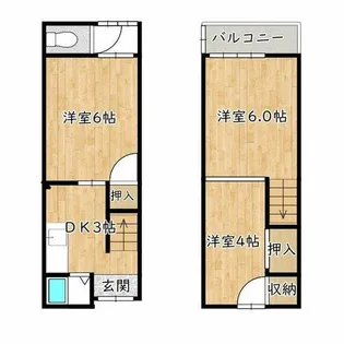 大阪府高石市綾園7丁目【一戸建】の間取り