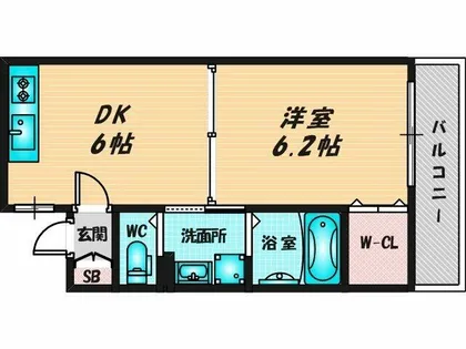 STABLE SHOJIHIGASHI【1階】の間取り