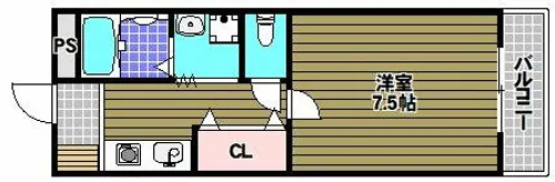 パストラル桜井【2階】の間取り