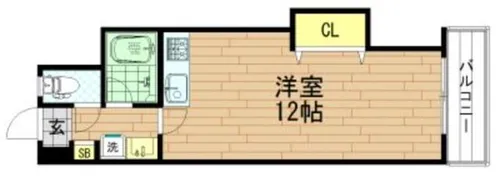 カーサアラスカ【5階】の間取り