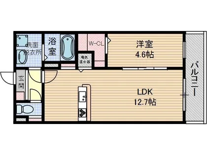 メゾンCOCO【105号室】の間取り