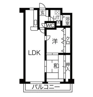 大阪府堺市北区中百舌鳥町6丁【マンション】の間取り