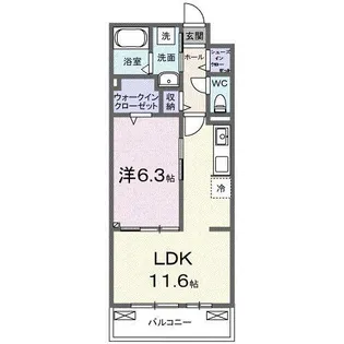 ロト フィオーレ【2階】の間取り