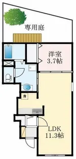 大阪府堺市東区南野田【アパート】の間取り