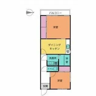 エクステンションヨコエ【3階】の間取り