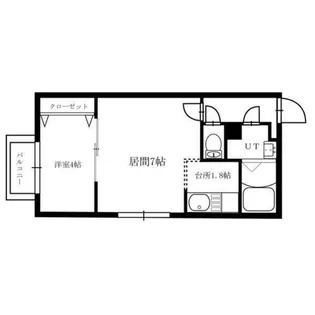 メイプルメゾン創成川公園【3階】の間取り