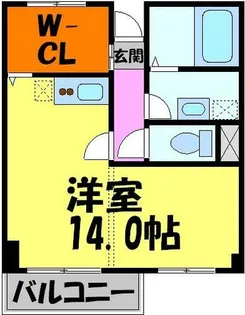 エミネンス神田(コウダ)【202号室】の間取り