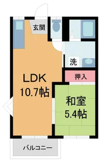 セキスイオークハイツ【203号室】の間取り