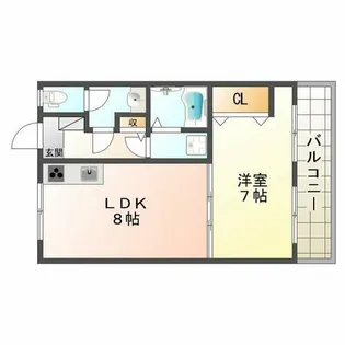 坂上コーポラス【4階】の間取り