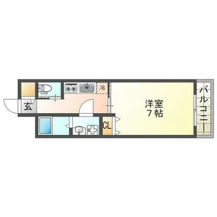 ワコーレヴィアーノ須磨月見山本町Ⅱ【3階】の間取り