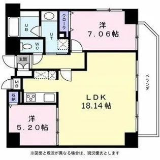 KDX泉レジデンス【9階】の間取り