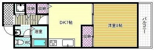 ニドムコート【3階】の間取り