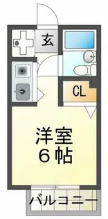 ジュネス福田【1階】の間取り