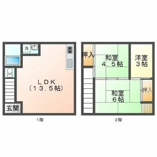 兵庫県神戸市垂水区城が山1丁目【一戸建】の間取り