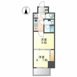 パークアクシス名古屋山王一丁目【8階】の間取り