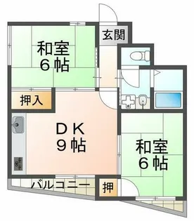 セゾン舞子【2階】の間取り