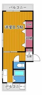 元町ハイツⅡ【1階】の間取り