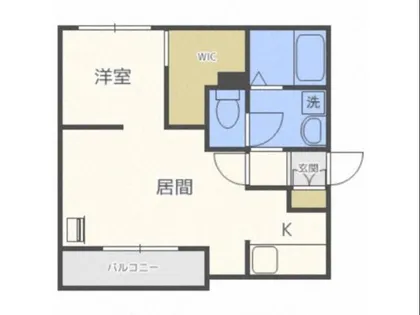 オリエントコーポ美園【2階】の間取り