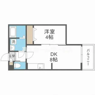ALEGRIA鶴見区今津【2階】の間取り