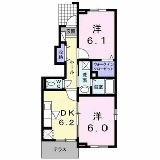 アークラム【1階】の間取り