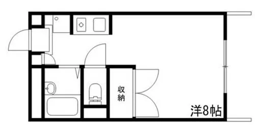 ノーブル高町【1階】の間取り