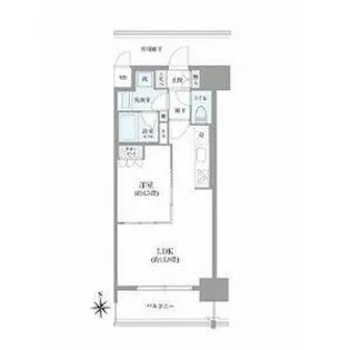 OKBアヴェニール菊井町【8階】の間取り