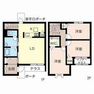 フルール・ド・スリジェ【B1号室】の間取り