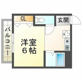 エール向陽【4階】の間取り