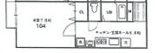 エトランス菅生台【104号室】の間取り