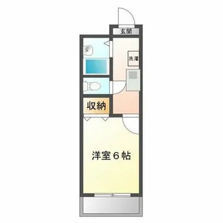 アンピエスぜん【2階】の間取り