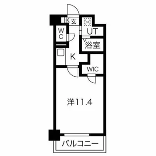 エスリード西小路御池【6階】の間取り