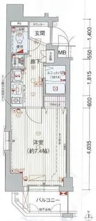 プレサンス桜通り葵【4階】の間取り
