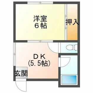 西本コーポラス【2階】の間取り