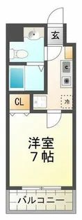 スカイヒル名谷【3階】の間取り